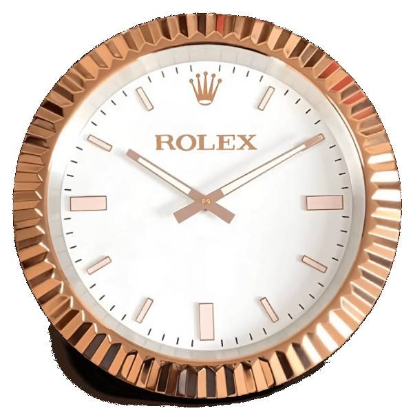 ROLEX WALL CLOCK – F1 ROSE GOLD OYSTER